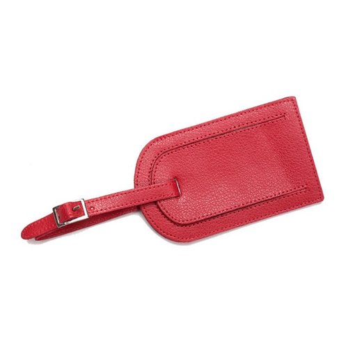 DISC Deluxe Leather Luggage Tag Main Image