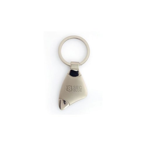 DISC Sharkfin Keyring - Engraved Main Image