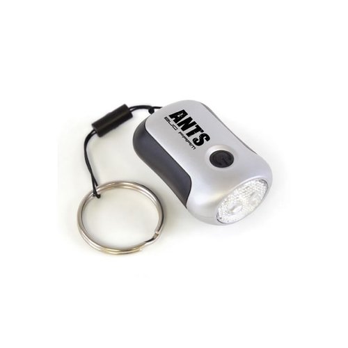 DISC Mini Dynamo Torch Keyring Main Image