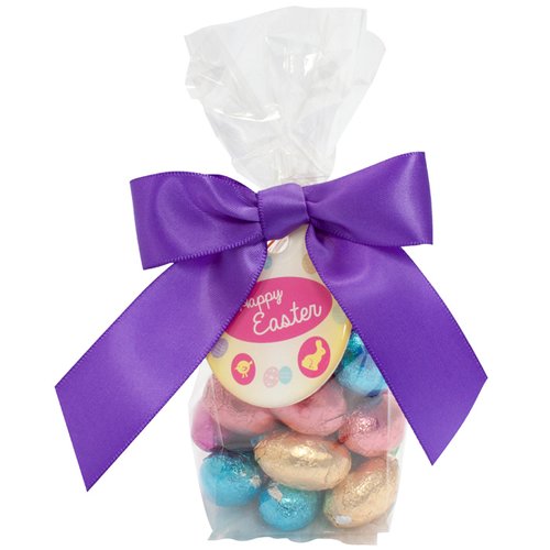 DISC Mini Sweet Bag - Chocolate Foil Eggs Main Image