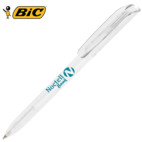 BIC® Super Clip Pen - Clear - Printed Main Image