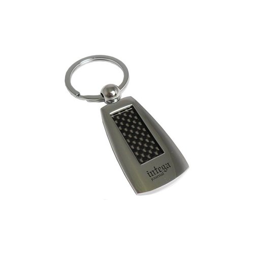 DISC Carbon Fibre Metal Keyring Main Image