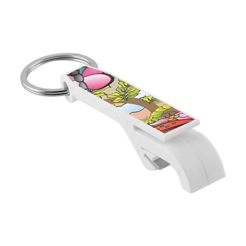 Bravo Bottle Opener Keyring - Digital Print Main Image