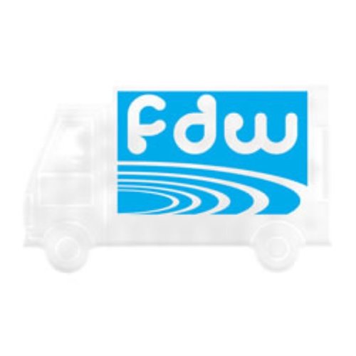 Lorry Shaped Mint Cards - Printed Main Image