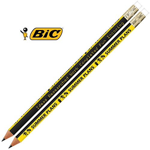 BIC® Evolution Pencil with Eraser - Digital Print Main Image