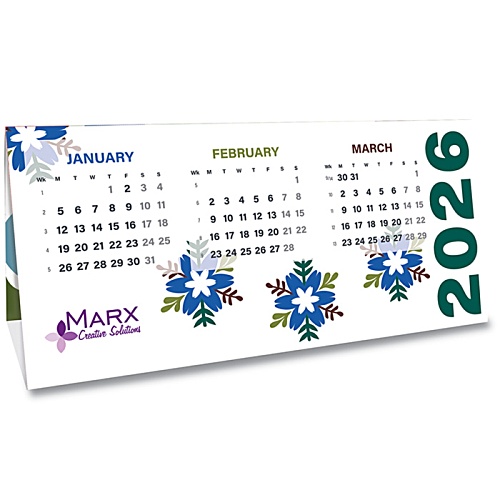 Quad Desk Calendar Main Image