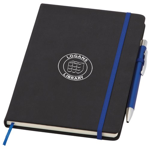 Noir A5 Notebook with Reno Pen Main Image