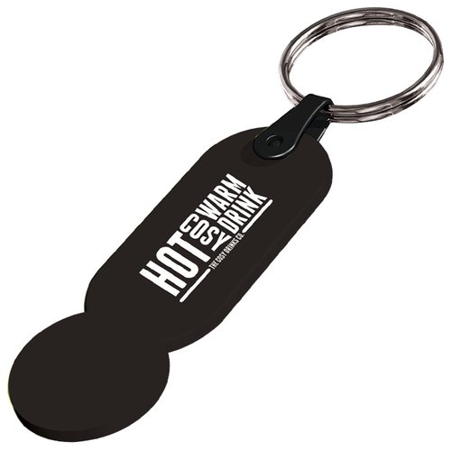 DISC Plastic Shopper Trolley Keyring - 2 Day Main Image
