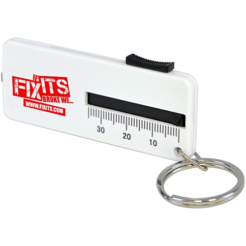 Tyre Gauge Keyring - Printed Main Image
