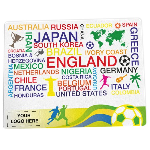 Brite-Mat Mousemat - World Football Design Main Image