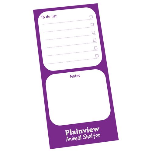 Slimline 50 Sheet Notepad - Notes Design Main Image