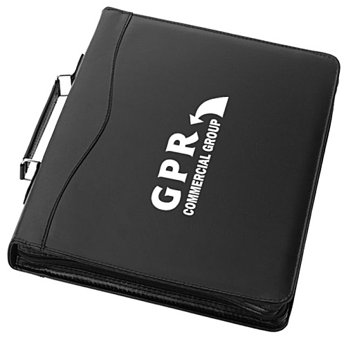 DISC A4 Ebony Briefcase Folder Main Image