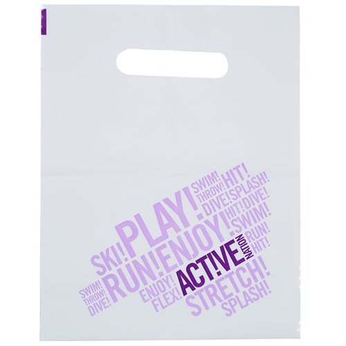 Biodegradable Promotional Carrier Bag - Mini - White Main Image