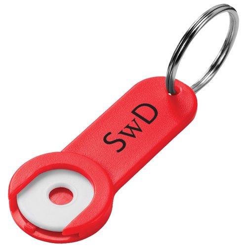 DISC Euro Coin-Holder Keyring Main Image