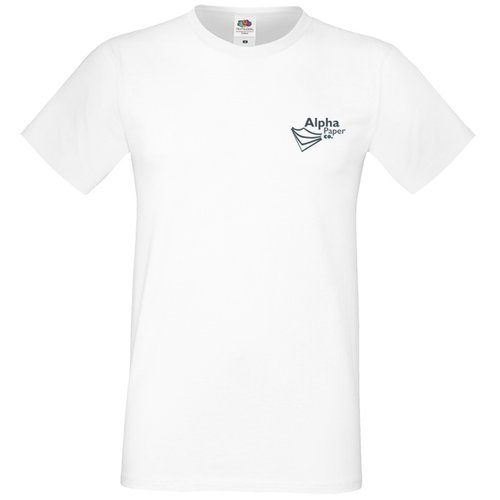 Fruit of the Loom Sofspun T-Shirt - White Main Image