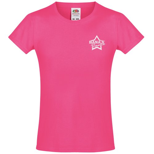 Fruit of the Loom Girl's Sofspun T-Shirt - Colours Main Image