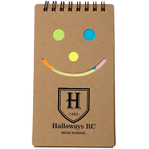 Smiley Sticky Note Jotter Main Image