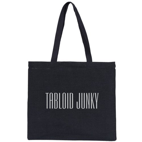 DISC Sandling Jute Tote - Black Main Image