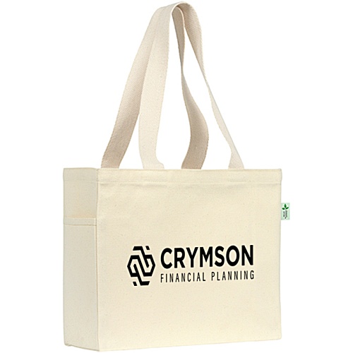 Cranbrook Recycled Canvas Bag - Natural - Printed Main Image