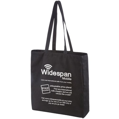 DISC Clements Canvas Shopper - Black Main Image