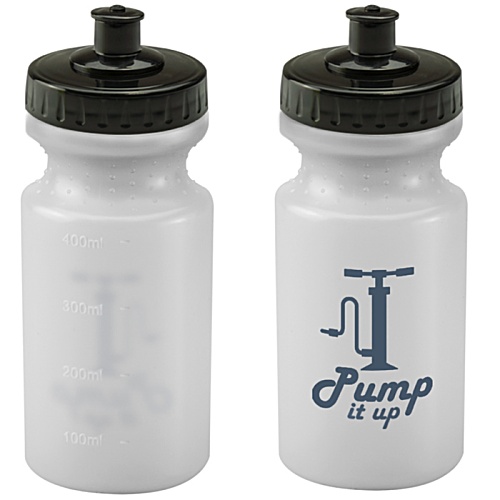 DISC 500ml Viz Cycle Bottle - Clear - Push Pull Cap Main Image