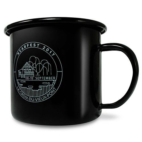 285ml Enamel Mug - Colours - Budget Print Main Image