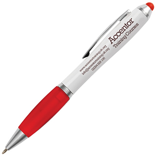 DISC Curvy Stylus Pen - White - 3 Day Main Image