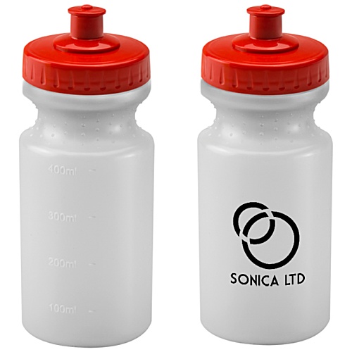 DISC 500ml Viz Sports Bottle - Clear - Push Pull Cap - 3 Day Main Image