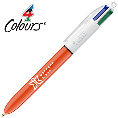 BIC® 4 Colours Fine Point Pen - Printed Main Image