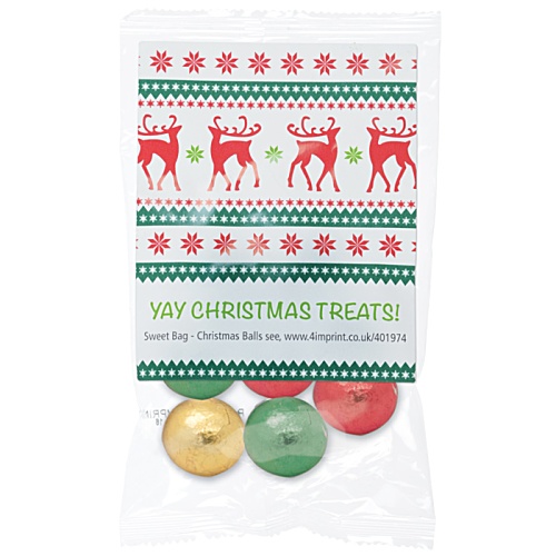 Christmas Chocolate Balls - Stag Design Main Image