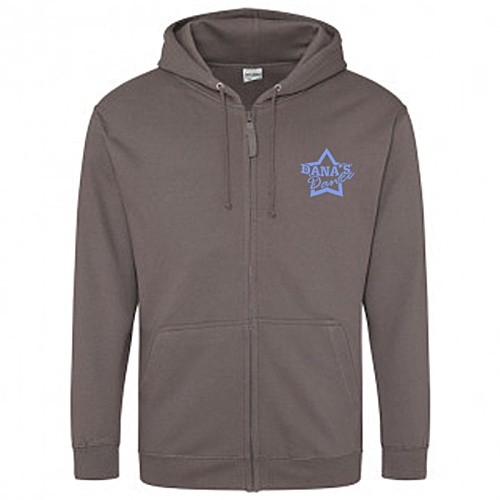 AWDis Zipped Hoodie - Printed Main Image