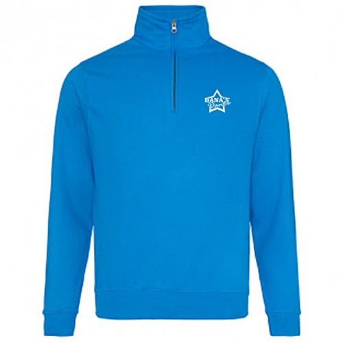 AWDis Sophomore Zip Neck Sweatshirt - Printed Main Image