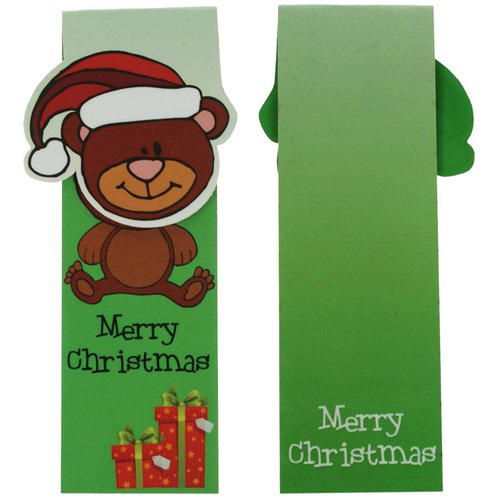 Magnetic Christmas Bookmark - Bear Main Image