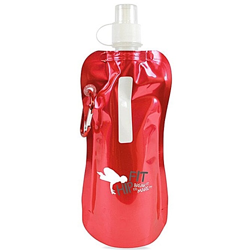 400ml Fold Up Drinks Bottle - Metallic - 3 Day Main Image