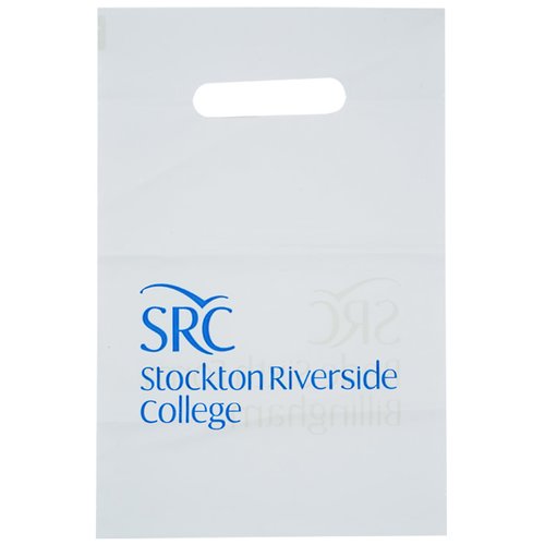 Biodegradable Promotional Carrier Bag - Extra Small - White Main Image