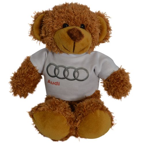 20cm Barney Bear with T-Shirt - Chestnut Main Image