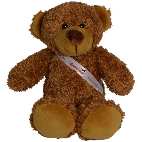 30-cm Barney Bear with Sash - Chestnut Main Image