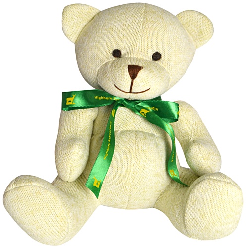 Newcroft Bear - Cream with Bow Main Image