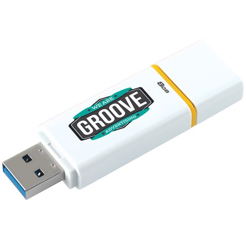 DISC 8gb Kingston Loop Flashdrive - Full Colour Main Image