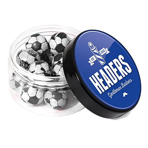 Treat Pot - Chocolate Footballs Main Image
