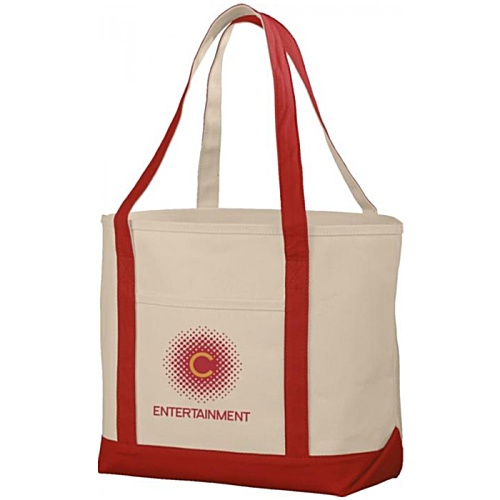 DISC Premium Cotton Boat Tote Main Image