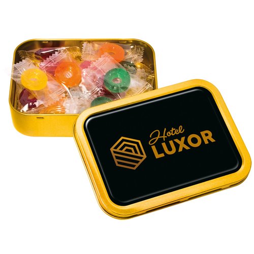 DISC Gold Sweet Tin - Polo Fruits Main Image