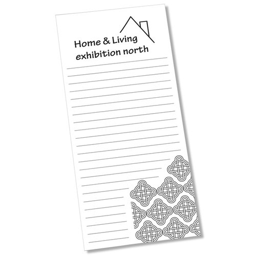 DISC Slimline 25 Sheet Notepad - Colour Me - Celtic Main Image