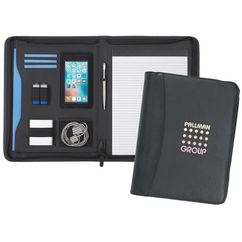 Pembury Smart A4 Zipped Portfolio - Full Colour Main Image