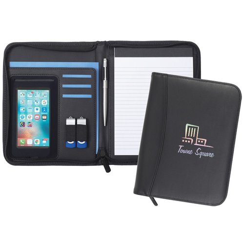 DISC Pembury Smart A5 Zipped Portfolio - Full Colour Main Image