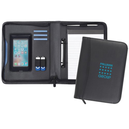 DISC Pembury Smart A5 Ring Zipped Portfolio Main Image