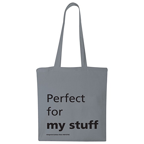 4imprint Coloured Cotton Tote - Printed Main Image