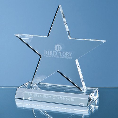 130-mm Star Award on Crystal Base Main Image