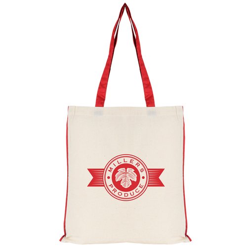 Adelaide Contrast Trim Cotton Shopper - Printed Main Image