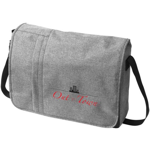 DISC Heather Computer Messenger Bag Main Image